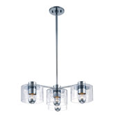 Transparence 4 Light Cluster Foyer Pendant