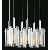 Zylinder Contemporary 6 Light Linear Pendant