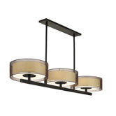 Puri 6 Light Bar Drum Pendant
