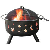 Big Sky Stars and Moon Fire Pit