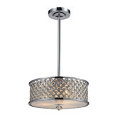 3 Light Semi Flush