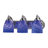 Vanity Light with Sapphire Glass Shade