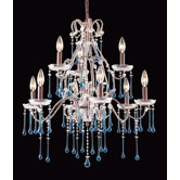 Opulence 9 Light Candle Chandelier