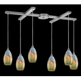Geologic 6 Light Pendant