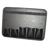 Pallet with 5 Pockets in Black: 17.25 x 12.25