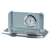 Business Card Holder Desk Clock