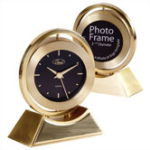 Gold Onyx Clock
