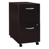 Series C Two Drawer Mobile Vertical Filing Cabinet