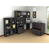 Cabot Corner Desk Office Suite With File & Bookcase