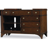 Abbott Place Credenza Printer Unit in Rich Warm Cherry
