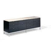 Florence Knoll Four Position Credenza with Two Cabinets on Right