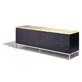 Florence Knoll Four Position Credenza with Two Cabinets on Left