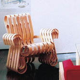 Frank Gehry Power Play Arm Chair