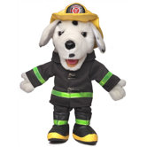 14" Dalmation Fire Dog Glove Puppet