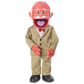 30" Pops Professional Puppet with Removable Legs in Orange