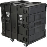 24" Deep 14U Roto Shock Rack in Black