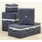 Roto X Shipping Case in Gray without Foam: 12" H x 18" W x 14" D (Interior)