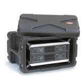 Roto Shock Rack Case (20" Deep): 19"Rackable x 20" Deep x 7"High (inside)
