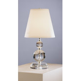 Venus and Juno Accent Lamp in Lead Crystal