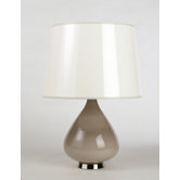 Jonathan Alder Capri Small Table Lamp in Warm Grey