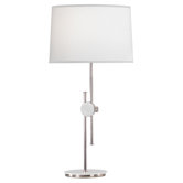 Spot Telescoping  Table Lamp in Polished Nickel