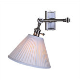 Ant Bee Downbridge Swing Arm Wall Lamp in Brushed Nickel