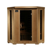 3-Person Corner Carbon Infrared Sauna
