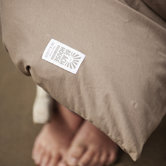 Cotton Jersey Plain Duvet Cover in Coffee