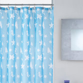 Shells Shower Curtain with Hooks
