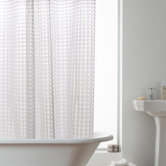 3D Hookless Shower Curtain in Clear