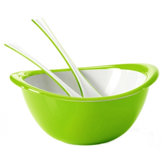Trendy Bowl, Colander and Salad Servers Set