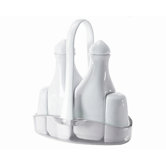 Trendy Cruet Set Oil Vinegar, Salt and Pepper