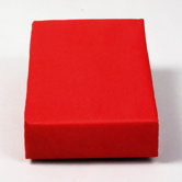 Micro-fibre Fitted Sheet with Pillow Case in Red
