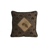 Pine Cones Diamond Pillow