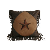 Laredo Diamond Star Pillow in Tan