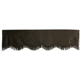 Barbwire Faux Leather Valance in Tan