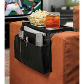 6 Pocket Sofa Couch Arm Rest Organizer with Table-Top
