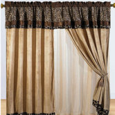 Zebra Micro Fur Window Panel Set