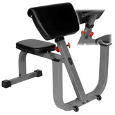 Seated Preacher Curl Weight Bench