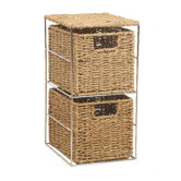 2 Drawer Storage Tower