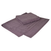 100% Supima Zero-Twist Cotton 2-Piece Bath Mats Set in Amethyst