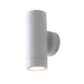Odyssey Two Light Up / Down Wall Bracket in Gloss White