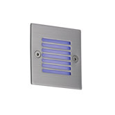 Oscar Blue LED Outdoor Recessed Light in Brushed Stainless Steel