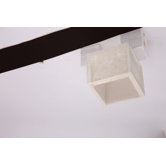 Invisible Single Recessed Box in White