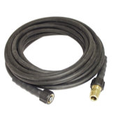 1/4" x 25' Thermoplastic Rubber Pressure Washer Hose Coupled Female x Female Metric