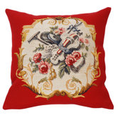 French Tapestry Cotton Jardinier Pillow