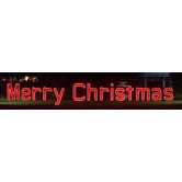 Large LED "Merry Christmas" Outdoor Light