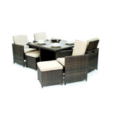 9 Piece Cube Dining Set