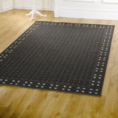 Florence Trinity Black Contemporary Rug/Runner
