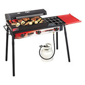 Big Gas Grill 3 Burner Cooking Range